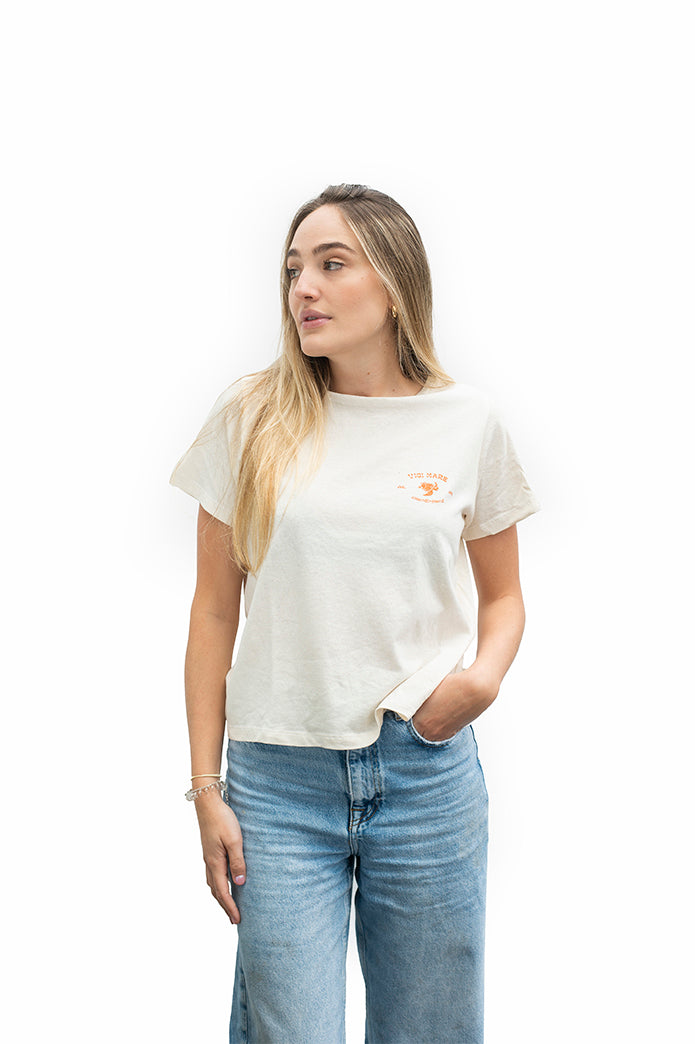 Turtle T-Shirt Beige