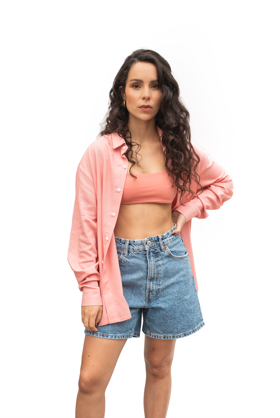 Camisa Vento in Pink