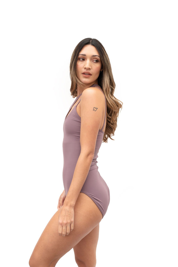 Fuoco One Piece in Plum