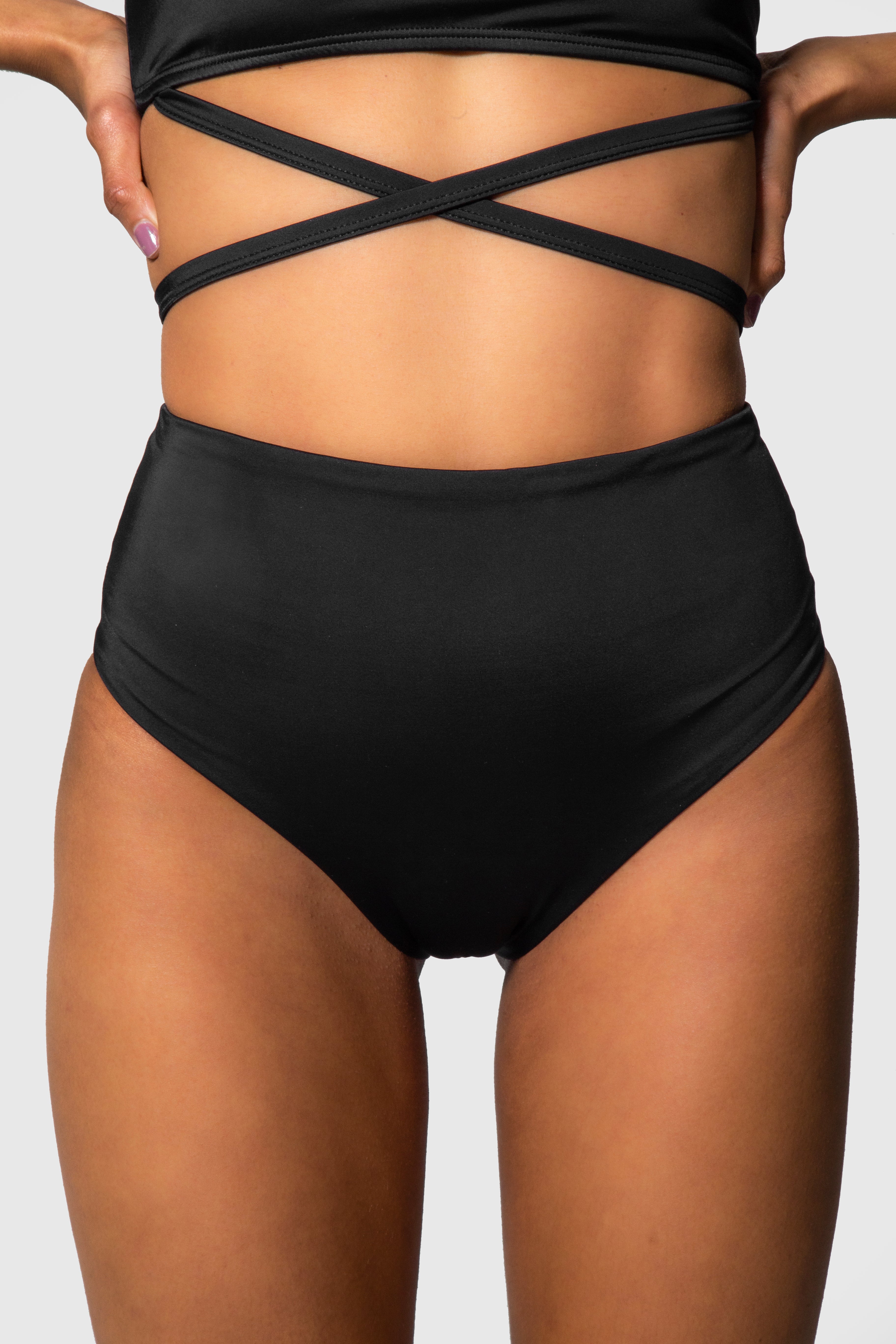 Black High Waist Bottom