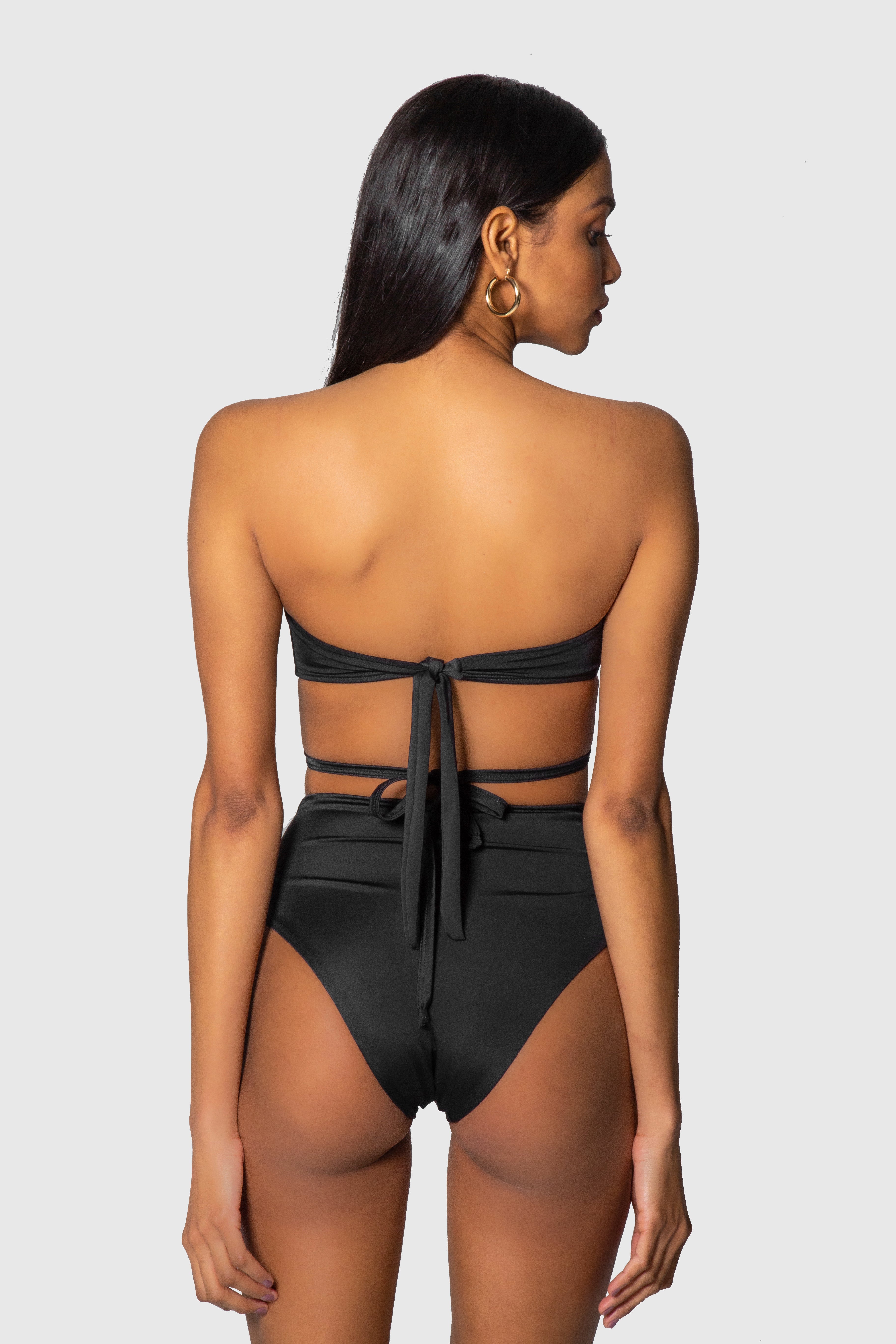 Black High Waist Bottom