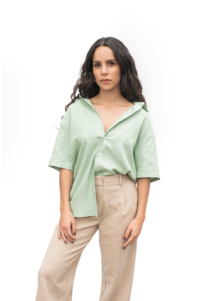 Camisa Sole in Green