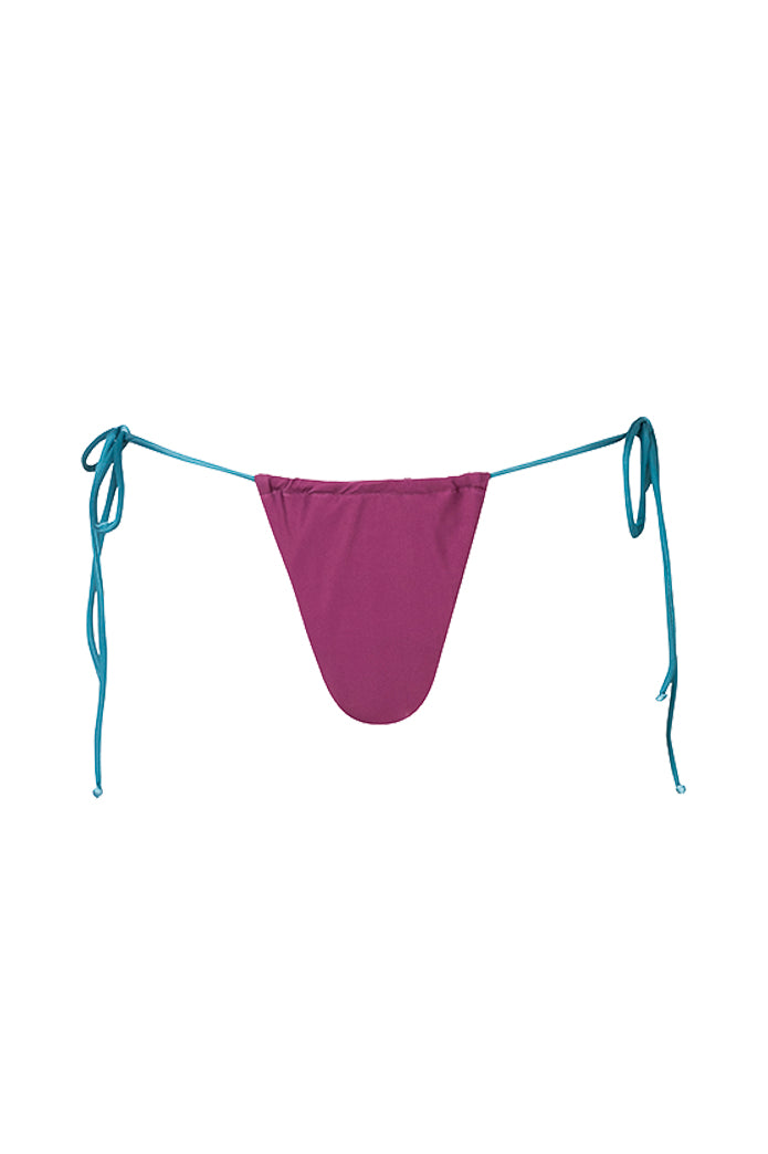 Perfect Tan Bottom in Teal & Grape