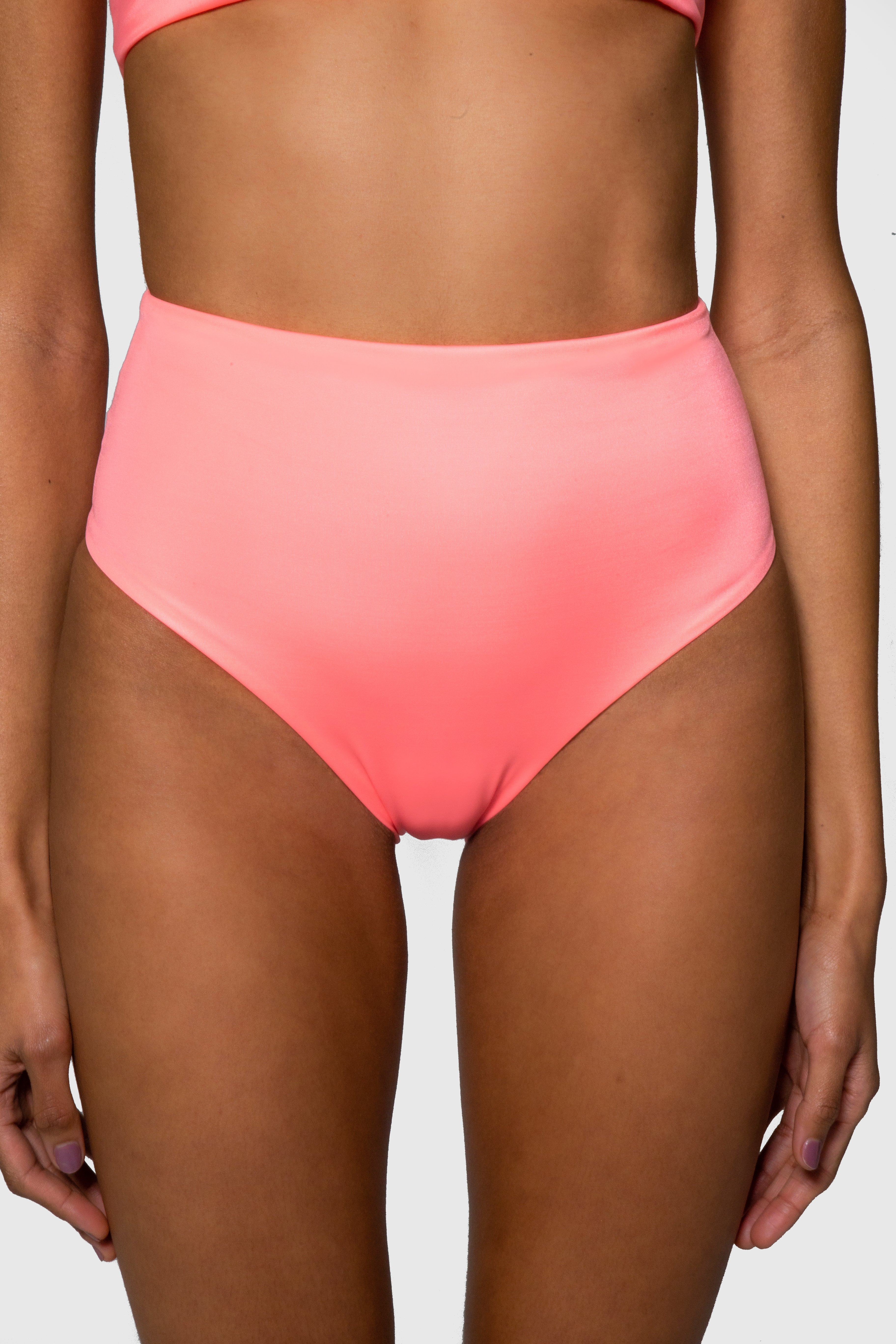 Salmon Pink High Waist Bottom