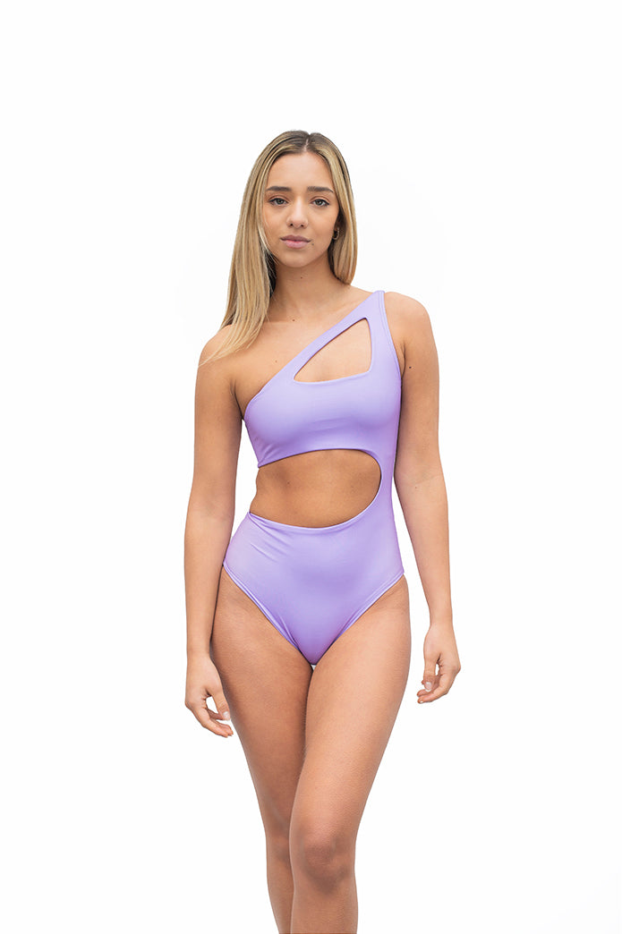 Anemona One Piece in Purple